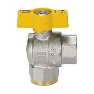 VENUS 1071 VALVOLA SFERA GAS FF ANG 3/4