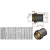 ERFF50112 RACCORDO FIILETTATO OTTONE F. 1 1/2 X 50 Foto 2