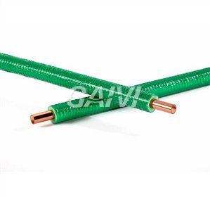 Tubo Rame Preisolato SMISOL Clim Per Climatizzatore, 1/4 Di Pollice, 5 Metri, Spessore 0,7 Mm, Per Gas R32/R410A/R407, Isolante In Polietilene Espanso