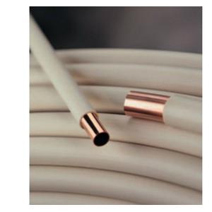 TUBO RAME SMISOL PIÙ ROTOLO Ø 22 MM. DA 25 MT. SPESSORE 1 MM. RIVESTITO IN PVC 1,5 MM. PER COMBUSTIBILI LIQUIDI, GASSOSI E ACQUA FREDDA