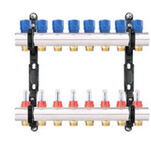 COLLETTORE SERIE "SF" BASE 07 E 07 CON FLUSSOMETRO