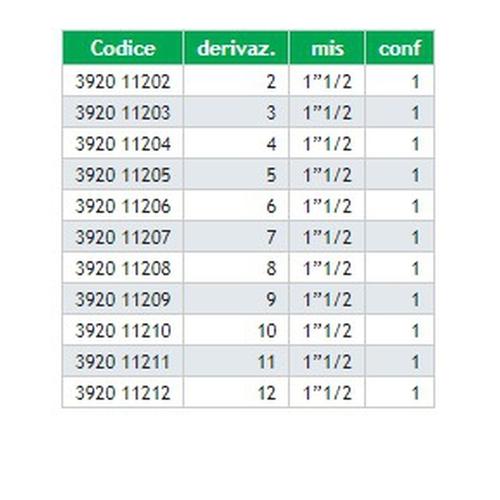 1/2 COLLETTORE 4 VIE CON DETENTORE Foto 2