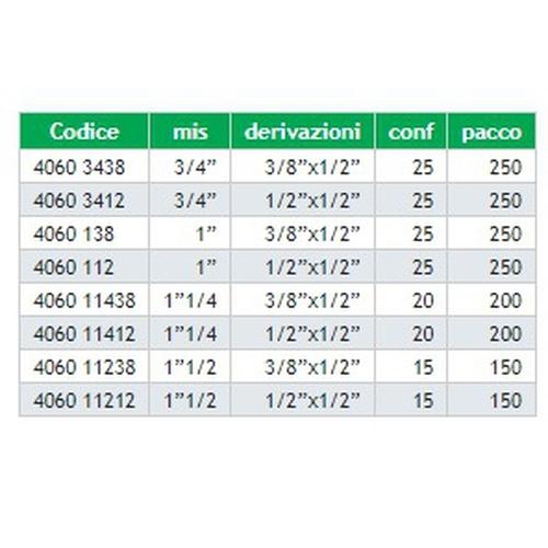 1"1/2 DERIVAZIONI 1/2"-1/2" RACCORDO FINALE Foto 2