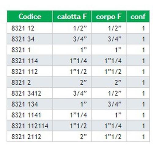 RACCORDO GIUNZIONE 2 PEZZI OTTONE CR 1 1 Foto 2