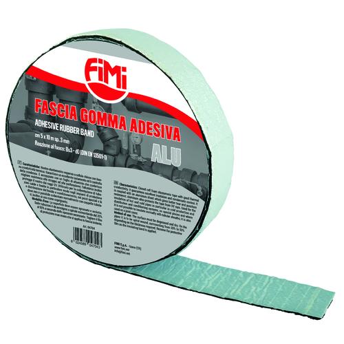 ALU FASCIA GOMMA ADESIVA ALLUMINATA 10 METRI X 5 CM. Foto 1