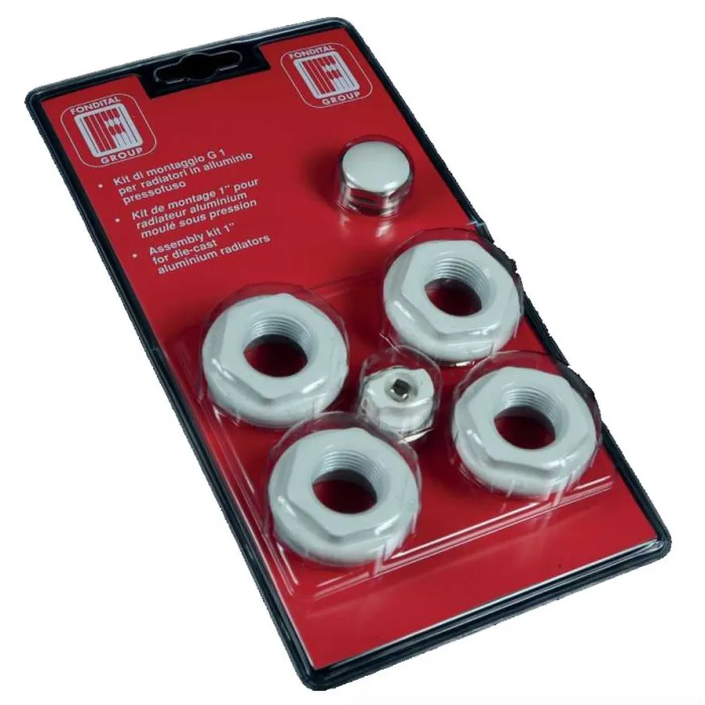 Set di 4 teste per valvole termostatiche per radiatori, M 30 x 1,5