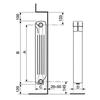 RADIATORE ALLUMINIO CALIDOR 800/100 ELEMENTI 08 Foto 4