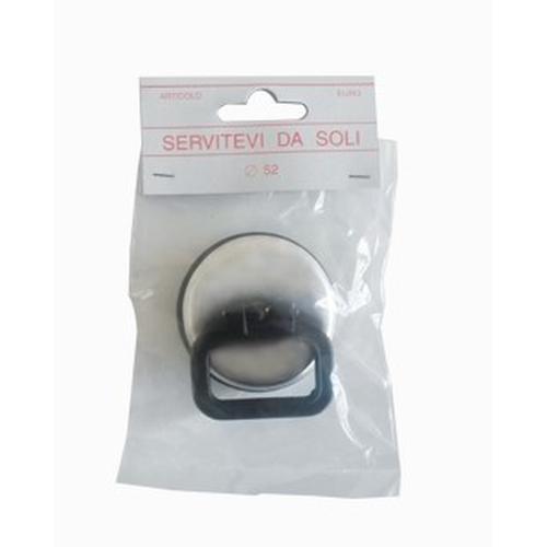 TAPPO A MANIGLIA CON PLACCA INOX S/S D.52 Foto 1