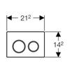 PLACCA OMEGA20 X 110. 000/111. 003 Foto 2