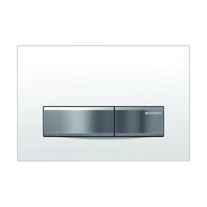 SIGMA 50 115. 788. 11. 2 PLACCA 2 P. BIANCO CROMO SATINATO