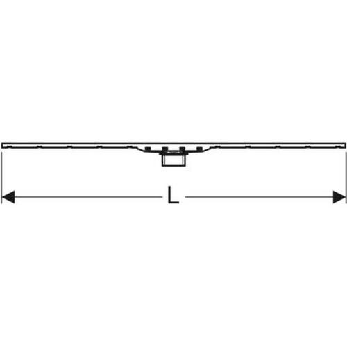 CANALETTA CLEANLINE80 30-90CM INOX SPAZZOLATO Foto 2
