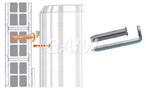 Foto BL2 SUPPORTO X FISSAGIO CALDAIE SCALDABAGNI 032150