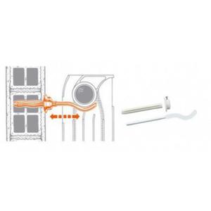 A COPPIA MENSOLE X ALLUMINIO BIANCHE 013001