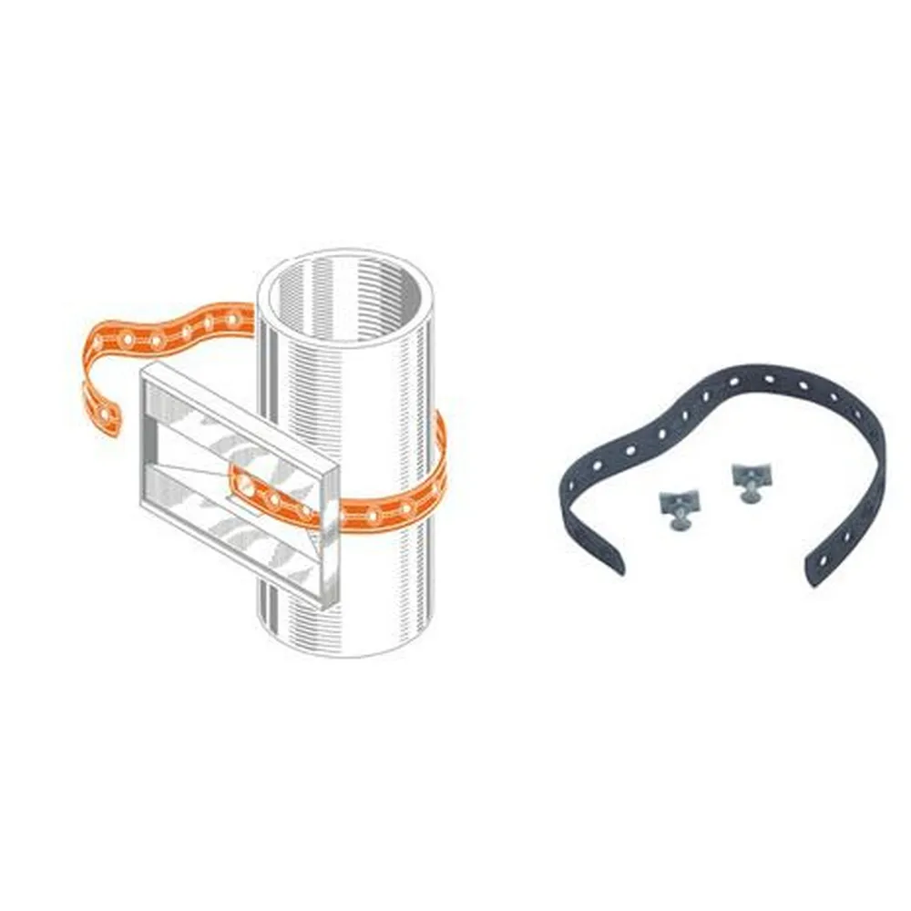 Graffette Per Tubi FRIULSIDER In Acciaio Zincato - Modello Pesante A Un Foro - Confezione Da 100 Pezzi - Foto 5