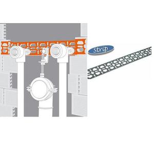 STRIP NASTRO PREFORATO ACCIAIO 074000