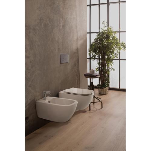GENESIS GNS02. BO 55. 36 VASO SOSPESO S/BR. BIANCO OP Foto 2