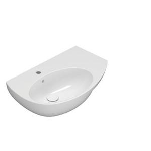 MODE 70. 45 SINISTRA LAVABO SOSPESO 70X45 BIANC