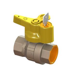 VALVOLA A SFERA GAS CON SERRATURA FF 1/2