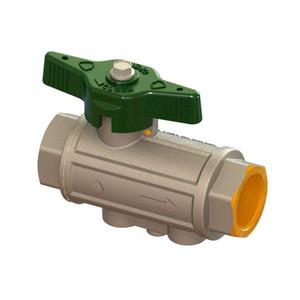 VALVOLA A SFERA FF 1/2" CON VALV.RITEGNO