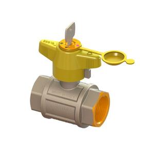 VALVOLA SFERA X GAS CON SERRATURA FF 1"1/4