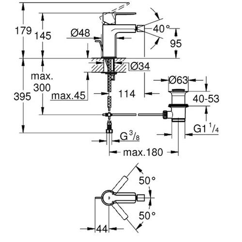 LINEARE NEW 33848 MIX BIDET CROMO Foto 2