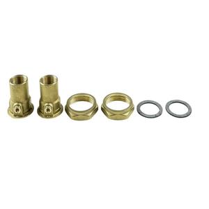 COPPIA BOCCHETTONI 11/2 X 3/4 F OTTONE