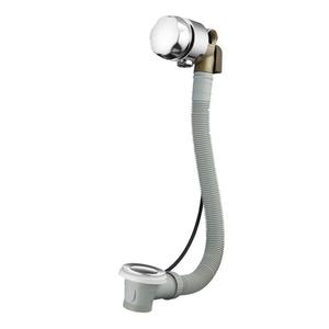 COLONNA SCARICO NORMALE X VASCA CROMO