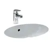 Birova lavabo sottopiano bianco (incasso) LAUFEN - H8111910000001
