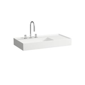 KARTELL 1033.8 LAVABO S/F S/T 90X46 DESTRA BIANCO