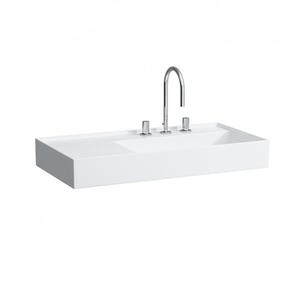 KARTELL 1033.9 LAVABO S/F S/T 90X46 SINISTRA BIANCO