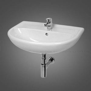 LYRA PLUS LAVABO 50 X 41 MONOFORO BIANCO