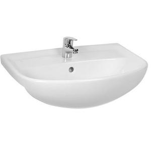 LYRA PLUS LAVABO SEMINCASSO 60X46 MONOFORO BIANCO