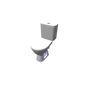 LYRA PLUS VASO MONOBLOCCO PARETE CON CASSETTA A.L