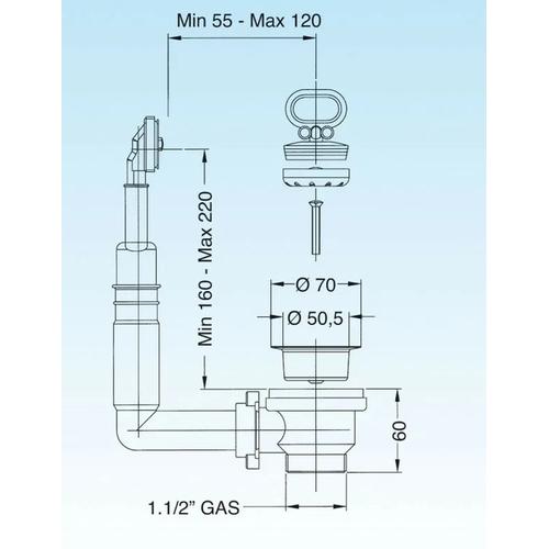 PILETTA 1 1/2 C/TP A. Foto 2