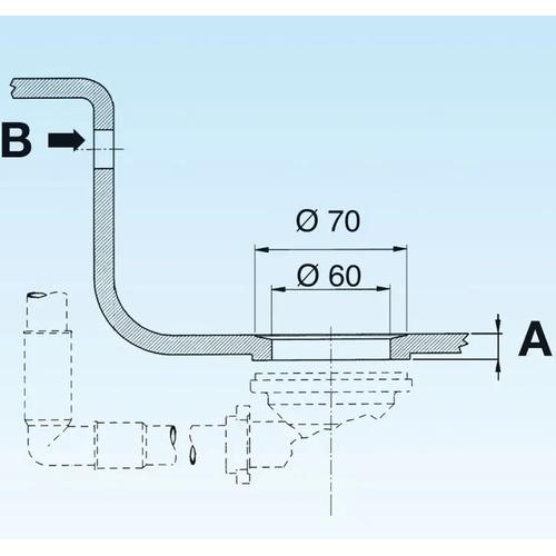 BASKET MINI FORO 60 1 1/2 TPR X LAVELLO INOX Foto 2