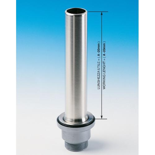 PILETTA CON TUBO SFIOR. MM240 INOX 11/2 FORO D60 Foto 1