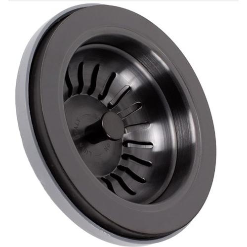 PILETTA LAVABO BASKET SENZA TR.PIENO 11/2 NERO SATINATO Foto 1