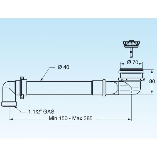 BASKET 1 1/2 PER INOX BASSA (SALVA SPAZIO) Foto 4