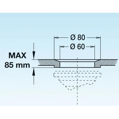 PILETTA PER LAVELLO CERAMICA GATTINARA 1 1/2 Foto 4
