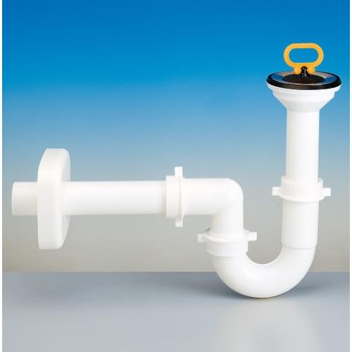 SIFONE TUBO A "S" 1VIA CON PILETTA 1/1/2 P.P. Foto 1