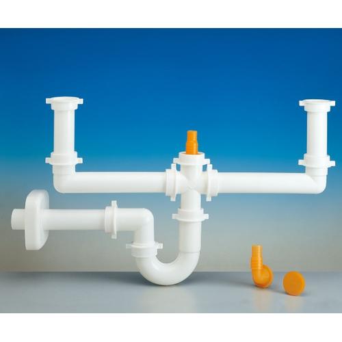 SIFONE TUBO A "S" 2 VIE SENZA PIL. 1/1/2 P.P. Foto 1