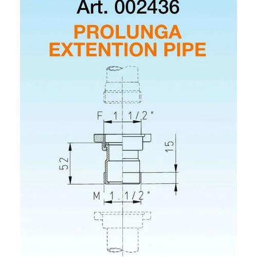 GIUNTO F 1 1/2 X M 1 1/2 002436 Foto 2