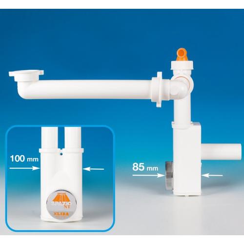 SIFONE SPAZIO 2 NT BIANCO D.40 1 1/2 Foto 2