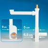 SIFONE SPAZIO 1 NT EVOLUTION BIANCO 40 1 1/2 Foto 4