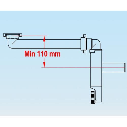 SIFONE SPAZIO BAGNO NT BIANCO D. 32-40 1 1/4 Foto 7