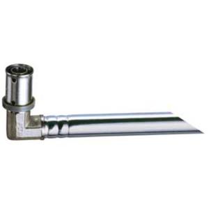 GOMITO ATTACCO RADIATORE PRESSARE Ø 16 LUNGHEZZA 24 CM. PER MULTISTRATO PRESSMASTER
