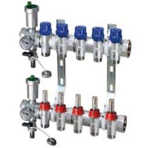 COLLETTORE 6 E 6 1" COMPLETO DI FLUSSOMETRI