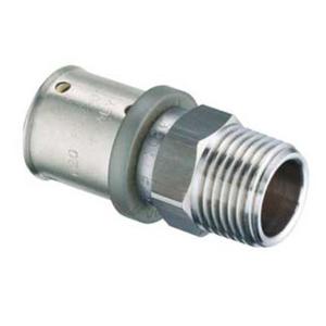 MANICOTTO A PRESSARE Ø 14 MM. X 1/2" MASCHIO SPESSORE 2,25 MM. PER MULTISTRATO PRESSMASTER