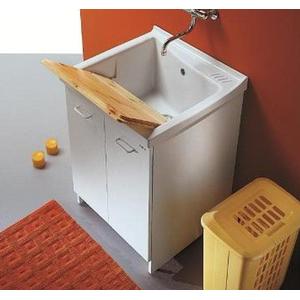 MOBILE PER LAVATOIO LAGO 61X50 CON ASSE IN LEGNO M.180.151.001
