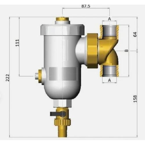 DEFANGATORE MAGNETICO ORIENTABILE 3/4 Foto 2